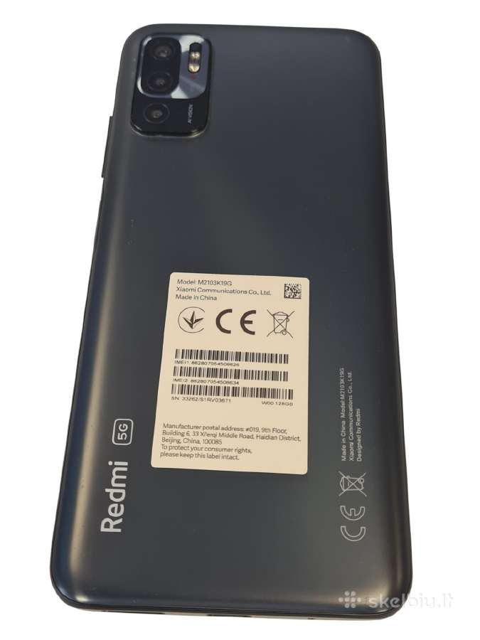 Xiaomi Redmi Note 10 5G + 3 mėn. garantija - nuotraukos Nr. 6