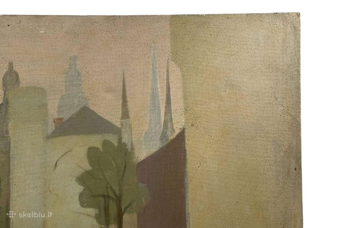 1918-2010. (Drobė, Теmpera?), 100x73 cm. kaina 55 - nuotraukos Nr. 3