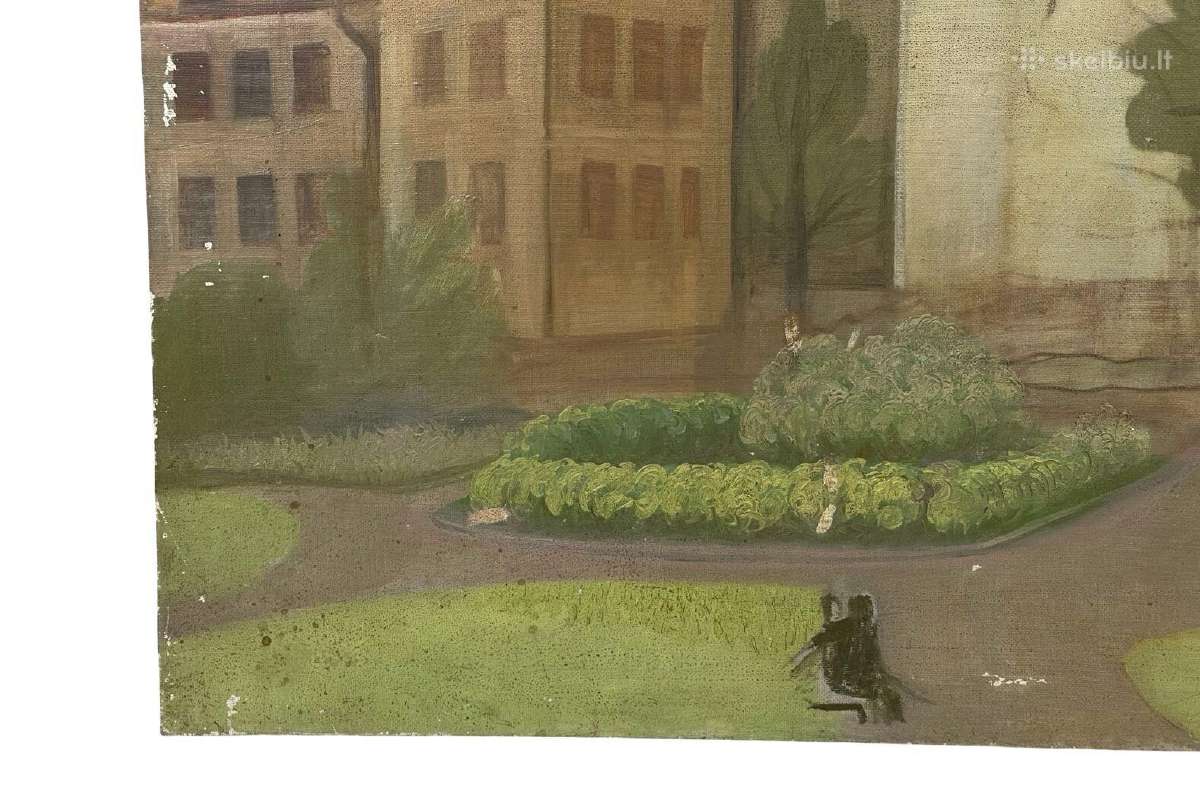 1918-2010. (Drobė, Теmpera?), 100x73 cm. kaina 55 - nuotraukos Nr. 5