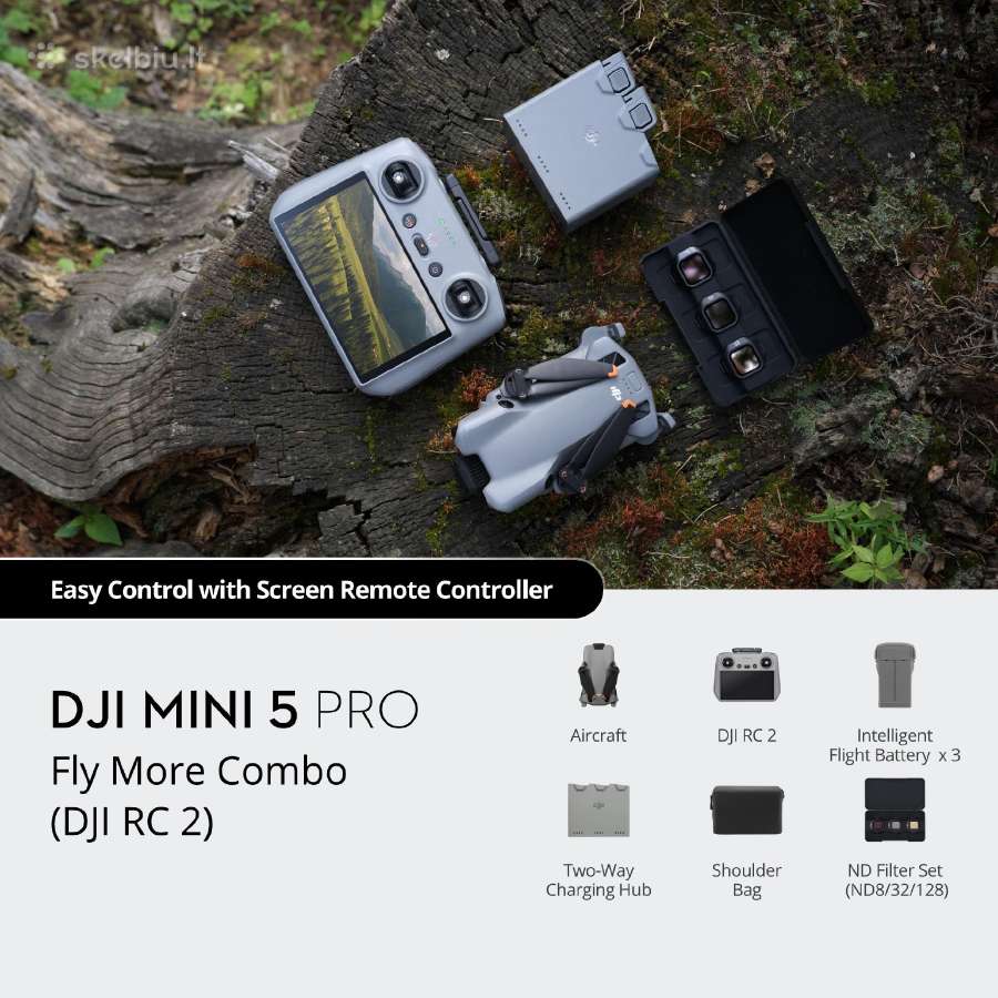 Dji Mini 5 Pro Fly More Combo dronai Jau turime! - nuotraukos Nr. 4