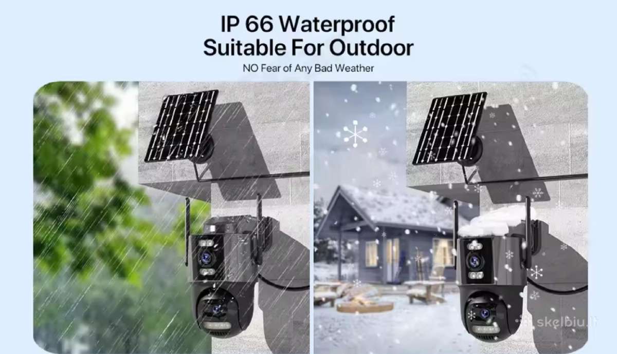 Išmani 4G su Sim kupolinė vaizdo stebėjimo kamera - nuotraukos Nr. 3