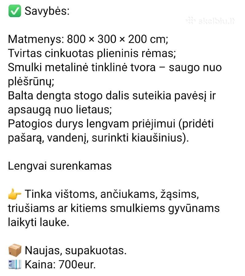 Vištu voljerai - nuotraukos Nr. 3