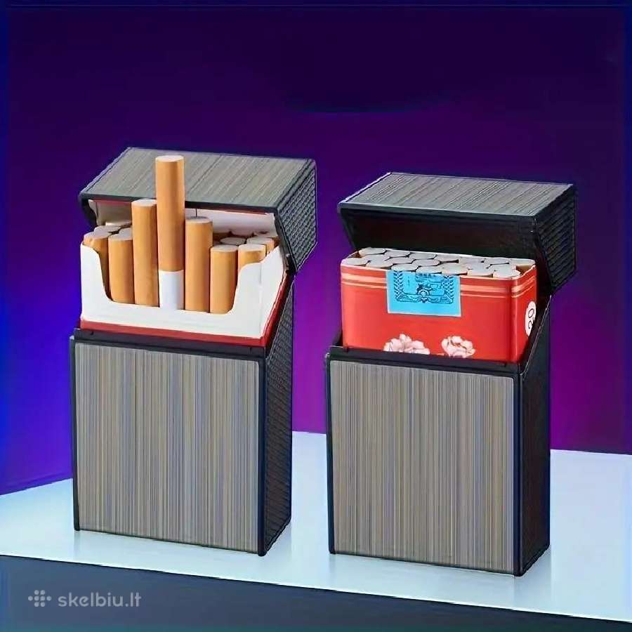 Žiebtuvėliai su integruotom cigarečių dėklais - nuotraukos Nr. 5