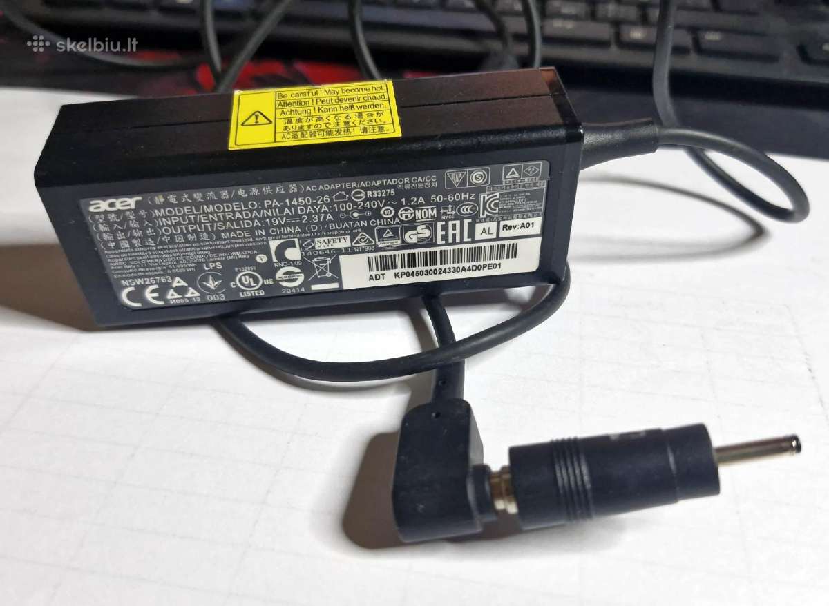 Acer nešiojamųjų kompiuterių kroviklis 45w