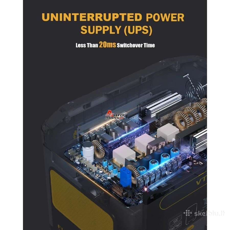Vtoman Nešiojamas generatorius 3000w 1548wh - nuotraukos Nr. 2