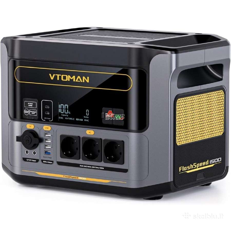 Vtoman Nešiojamas generatorius 3000w 1548wh - nuotraukos Nr. 9