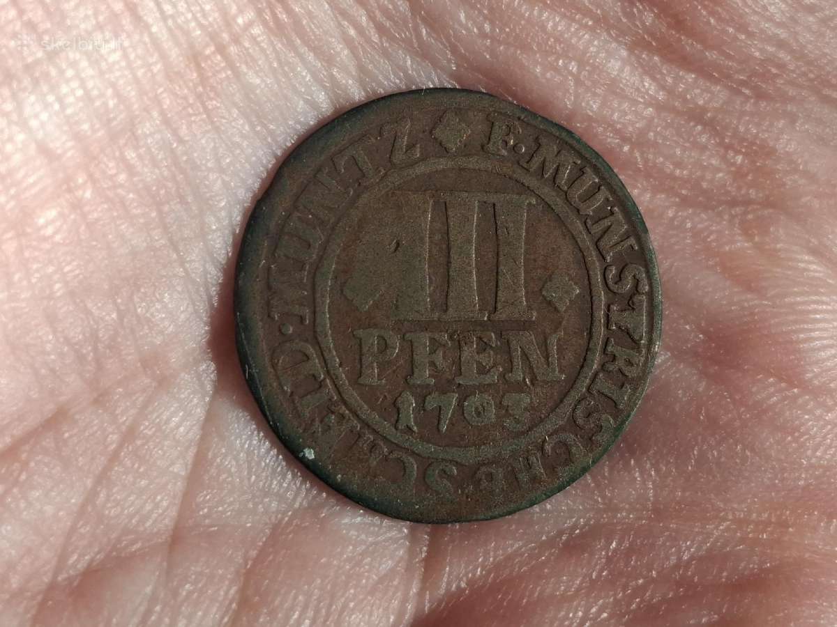 Munster 3 pfennig 1703