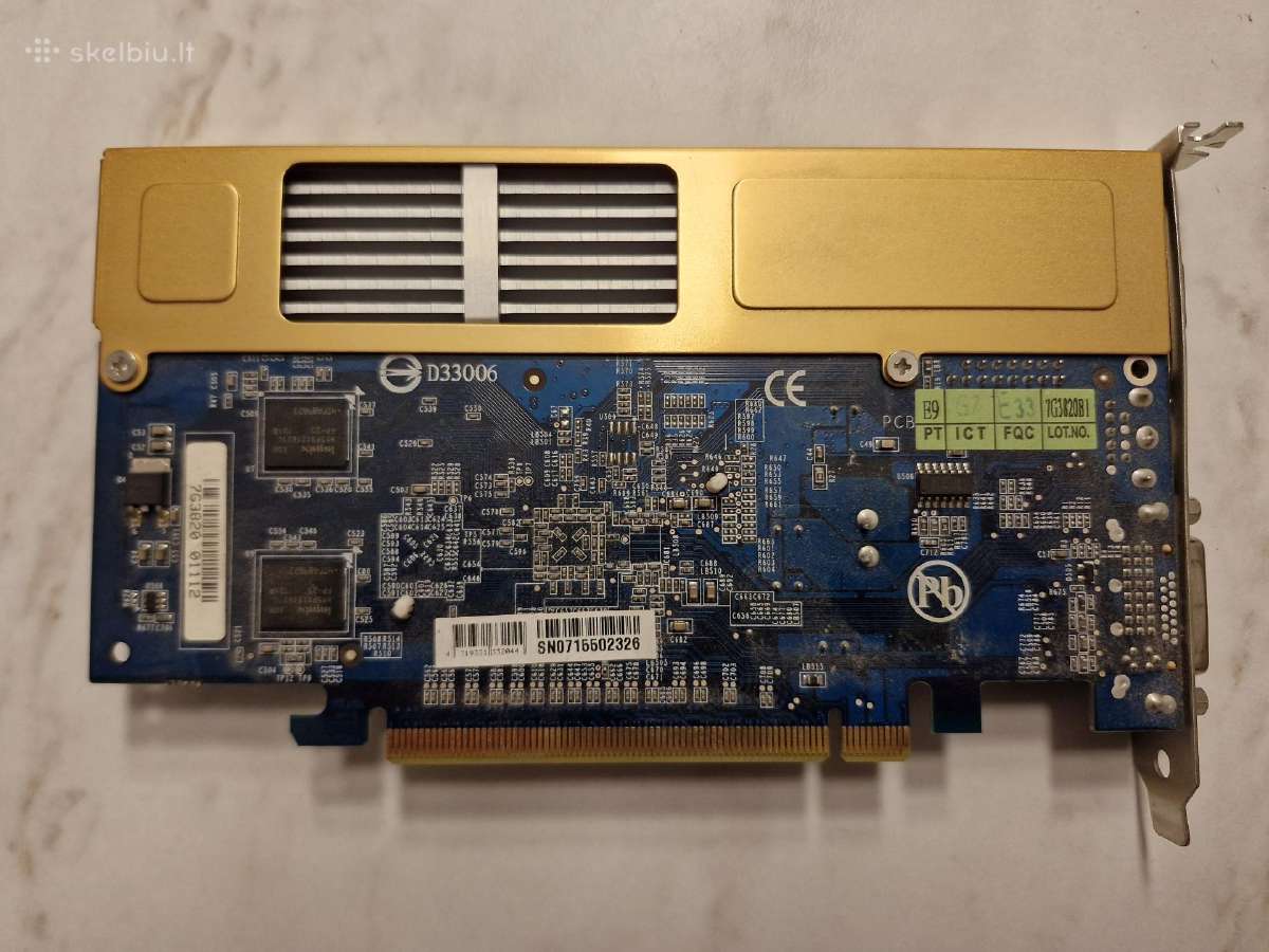 Vaizdo plokste Gygabite Gv-nx73g256d-rh 256mb - nuotraukos Nr. 2