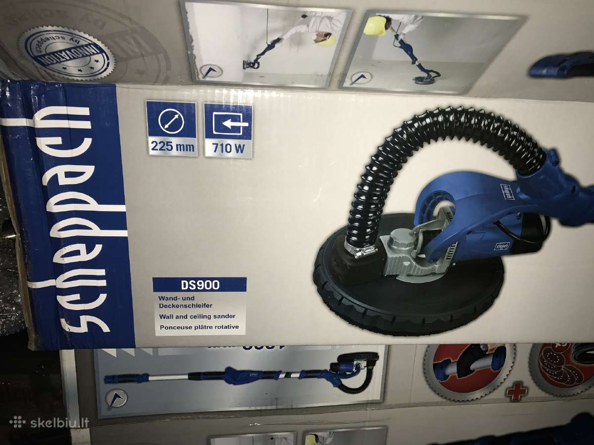Sienų,lubų šlifuoklis Ds 920 Scheppach - nuotraukos Nr. 2