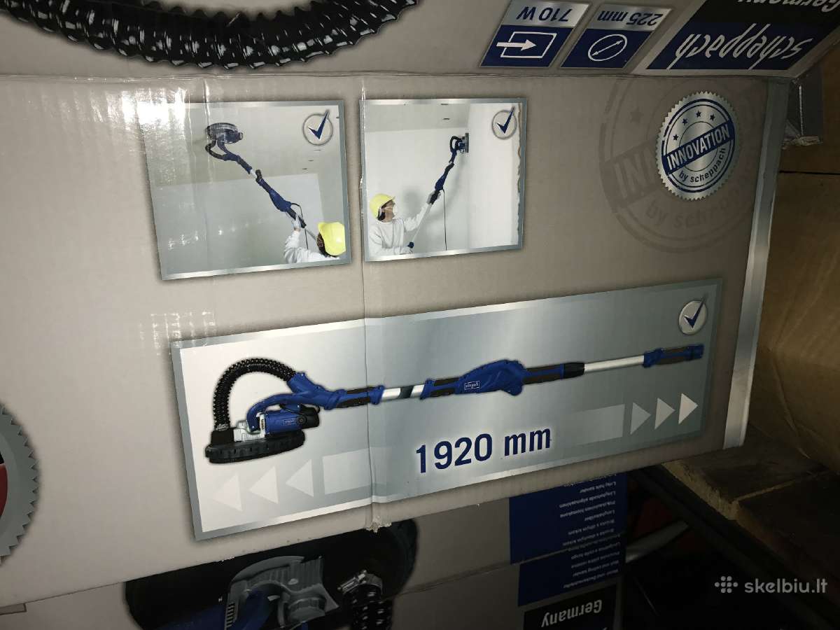 Sienų,lubų šlifuoklis Ds 920 Scheppach - nuotraukos Nr. 3