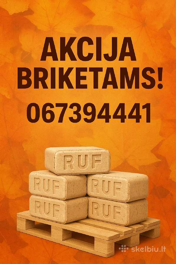 Akcija briketams!