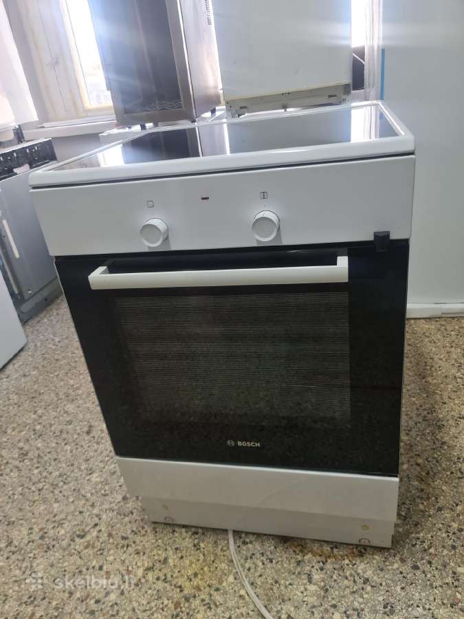 Naudotos pastatomos elektrinės ir dujinės viryklės