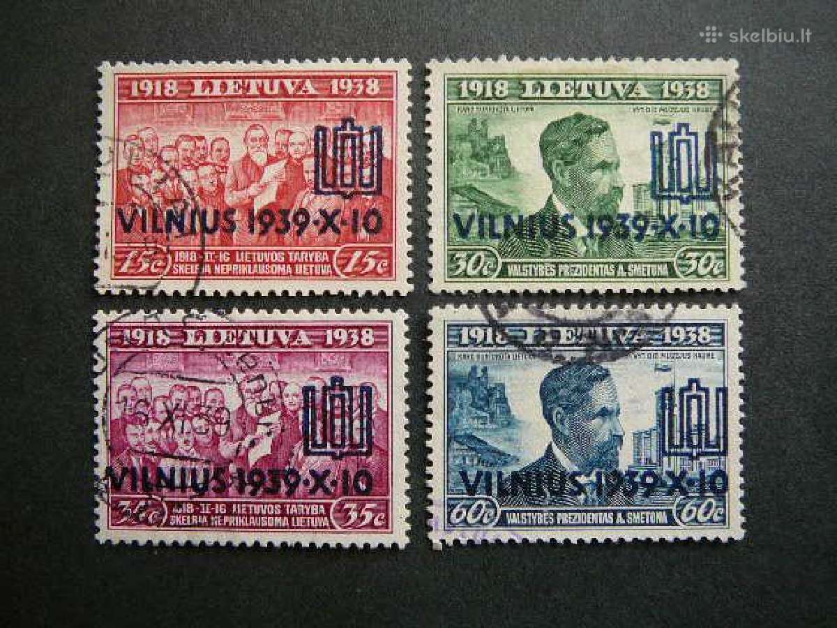 Lietuva 1939 Vilnius antsp. lit433/6a