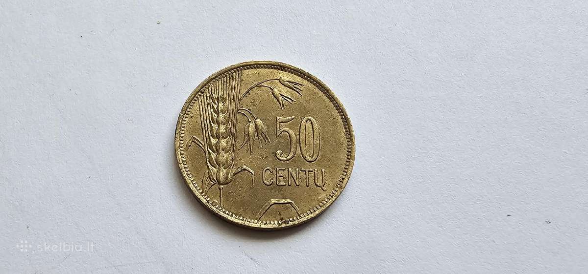 1925 50 centu Unc