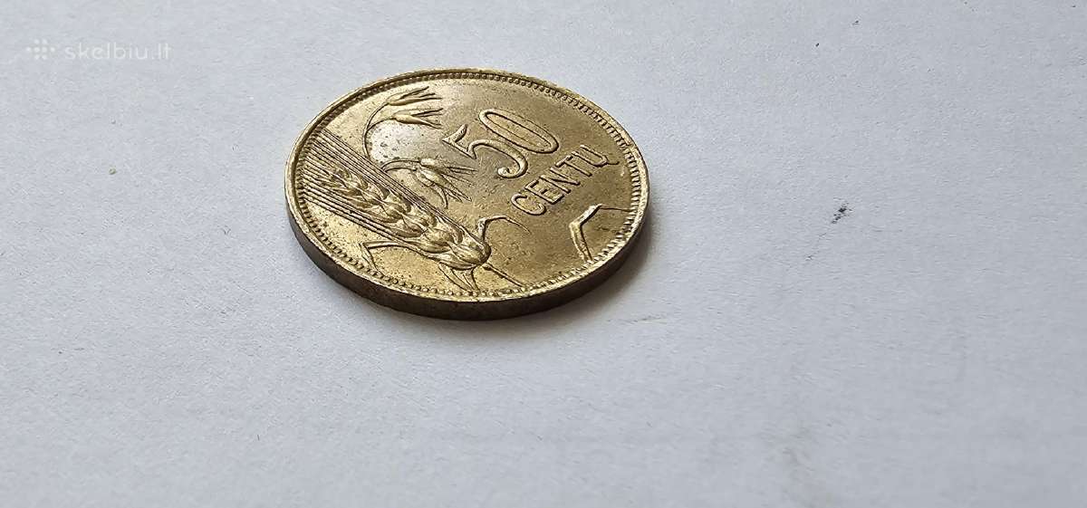 1925 50 centu Unc - nuotraukos Nr. 2