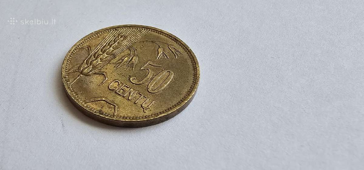 1925 50 centu Unc - nuotraukos Nr. 3