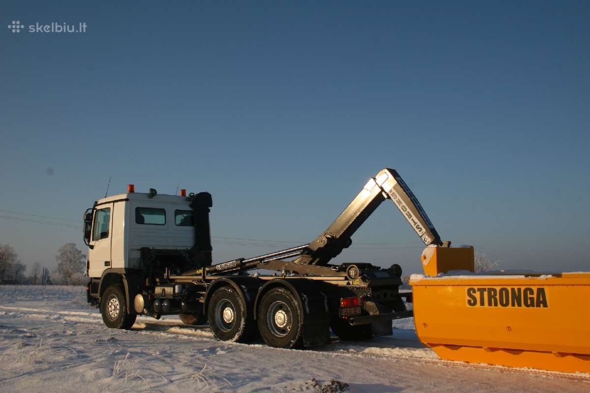 Hooklift kablio sistema ant sunkvežimio - nuotraukos Nr. 2