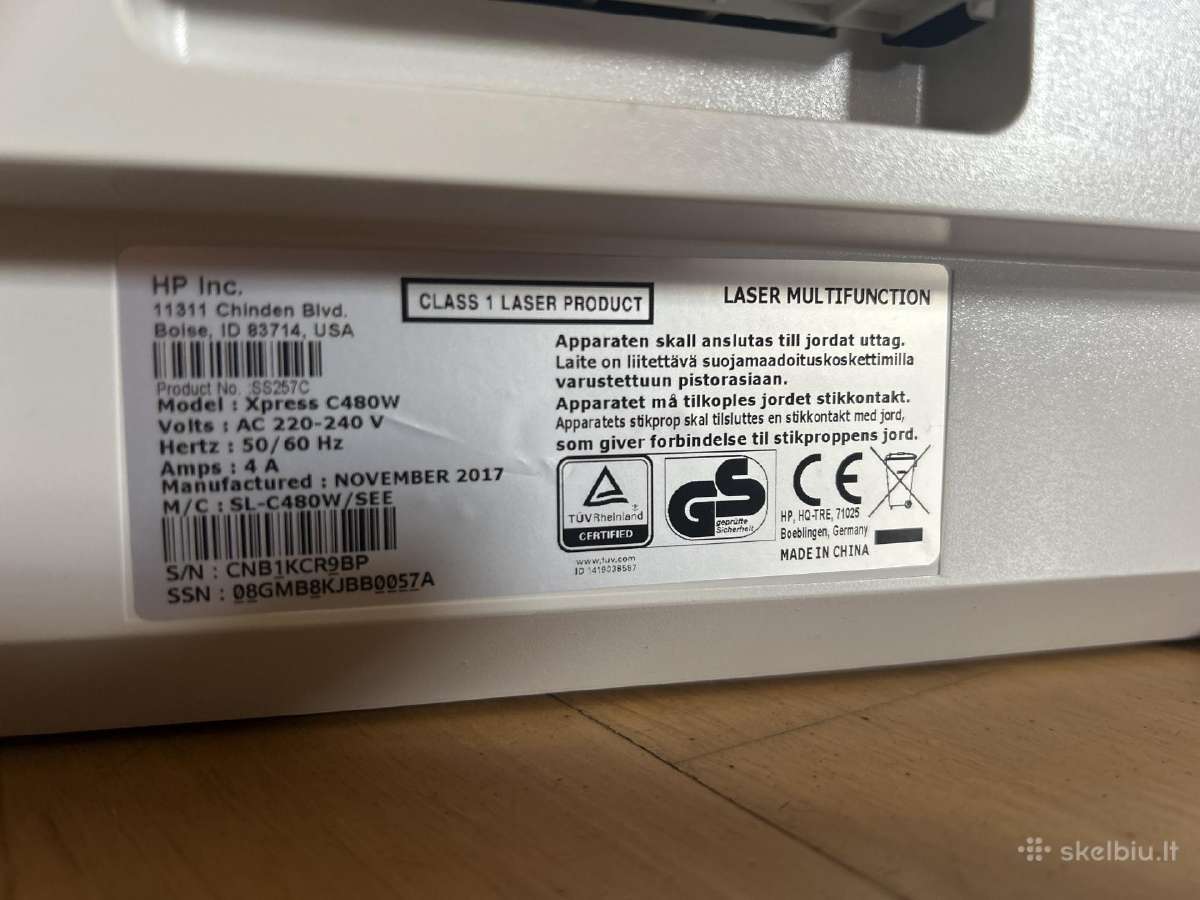 Printeris + skaneris Samsung - nuotraukos Nr. 3