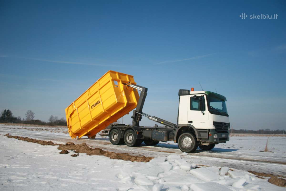 Hooklift kablio sistema ant sunkvežimio - nuotraukos Nr. 4