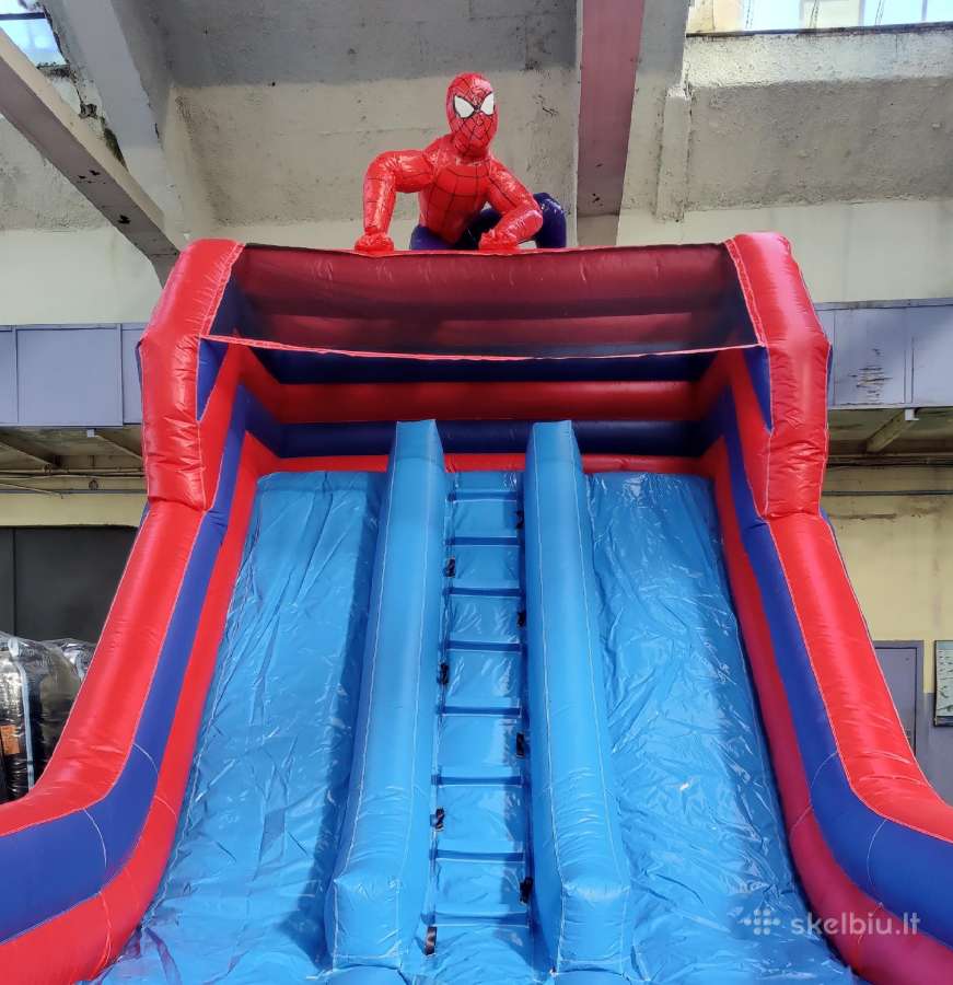 Pripučiamas batutas čiuožykla spidermen - nuotraukos Nr. 5