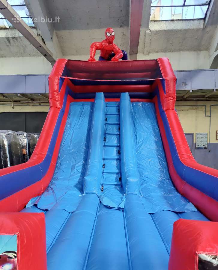 Pripučiamas batutas čiuožykla spidermen - nuotraukos Nr. 7