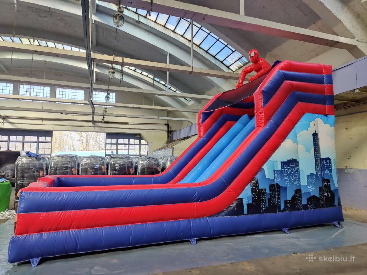 Pripučiamas batutas čiuožykla spidermen - nuotraukos Nr. 8
