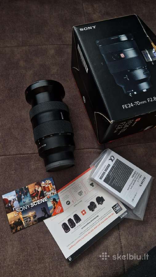 Sony Gm I 24-70 su dėžute