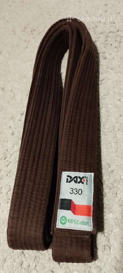 Dax Karate rudas diržas 330 cm