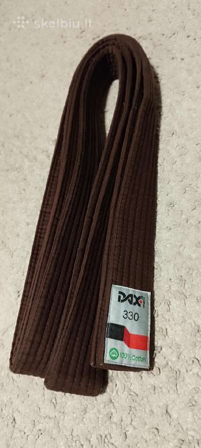 Dax Karate rudas diržas 330 cm - nuotraukos Nr. 2