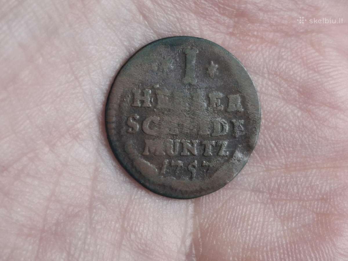 Hesse - Cassel 1 heller 1757