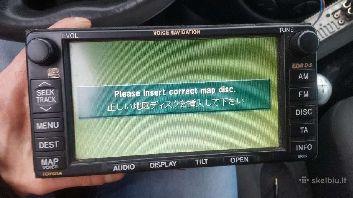 Dvd-r diskas B9002 radijai – Corolla, Avensis, Rav