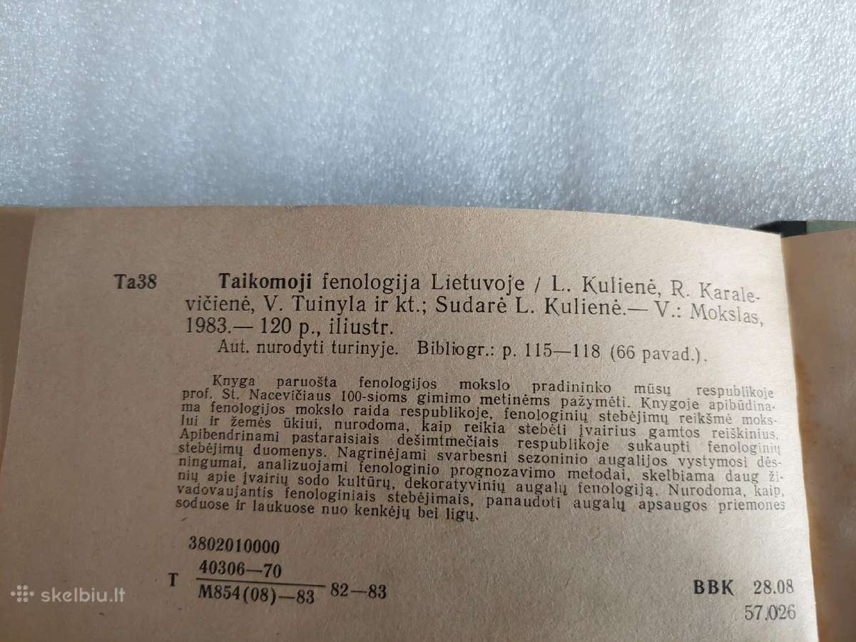 Taikomoji fenologija Lietuvoje - nuotraukos Nr. 6