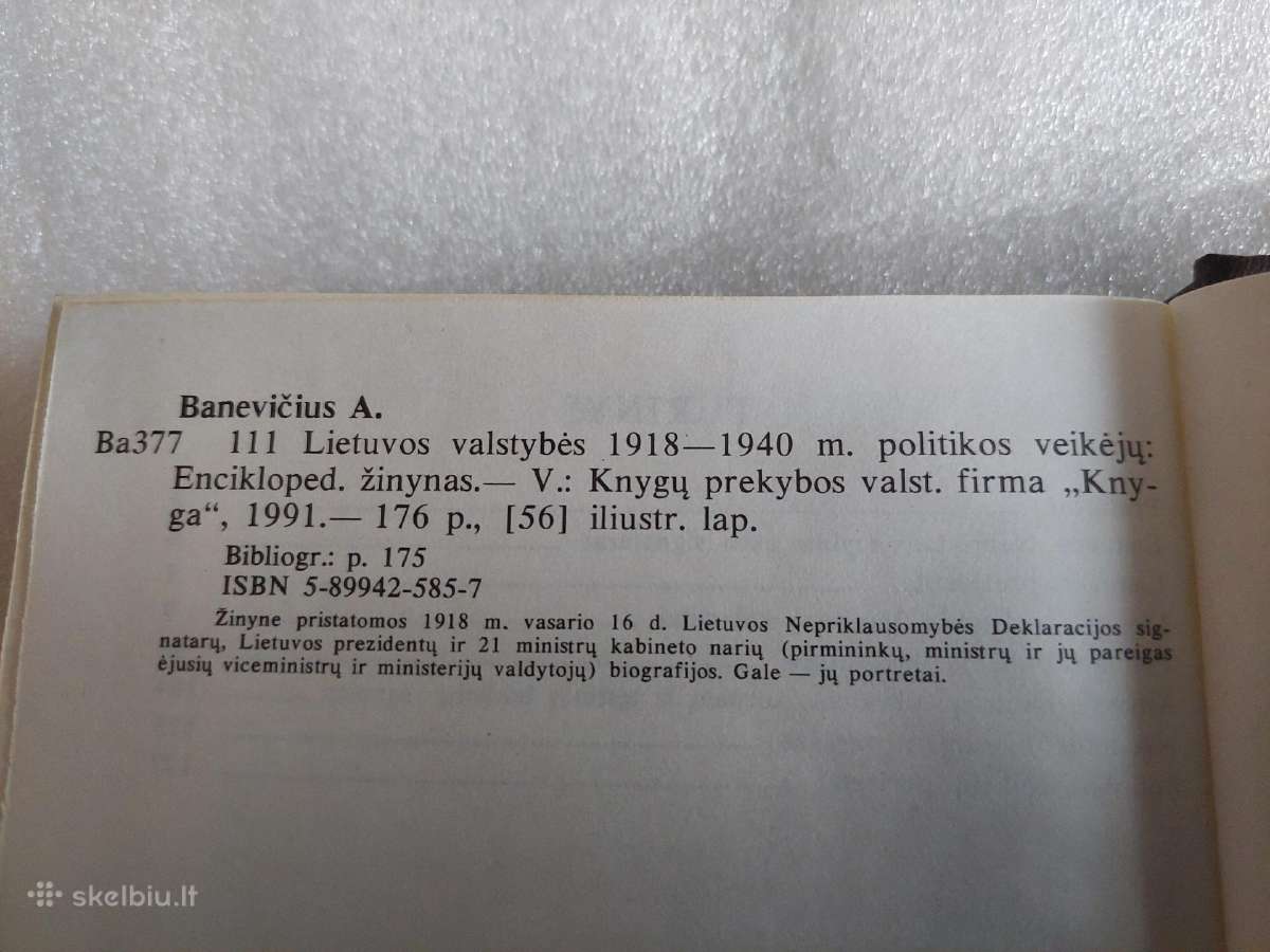 111 Lietuvos valstybės 1918-1940 politikos veikėjų - nuotraukos Nr. 7