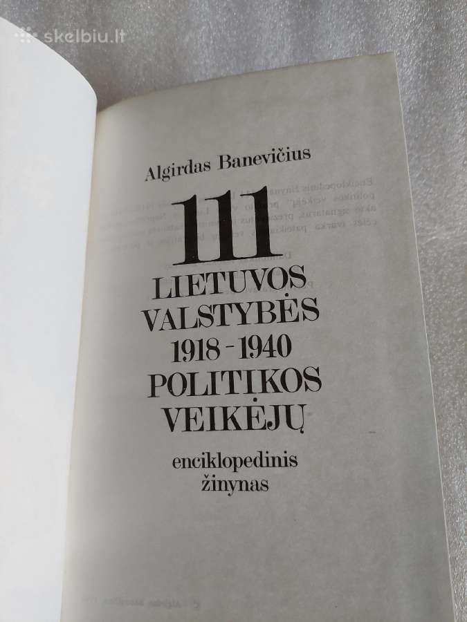 111 Lietuvos valstybės 1918-1940 politikos veikėjų - nuotraukos Nr. 2