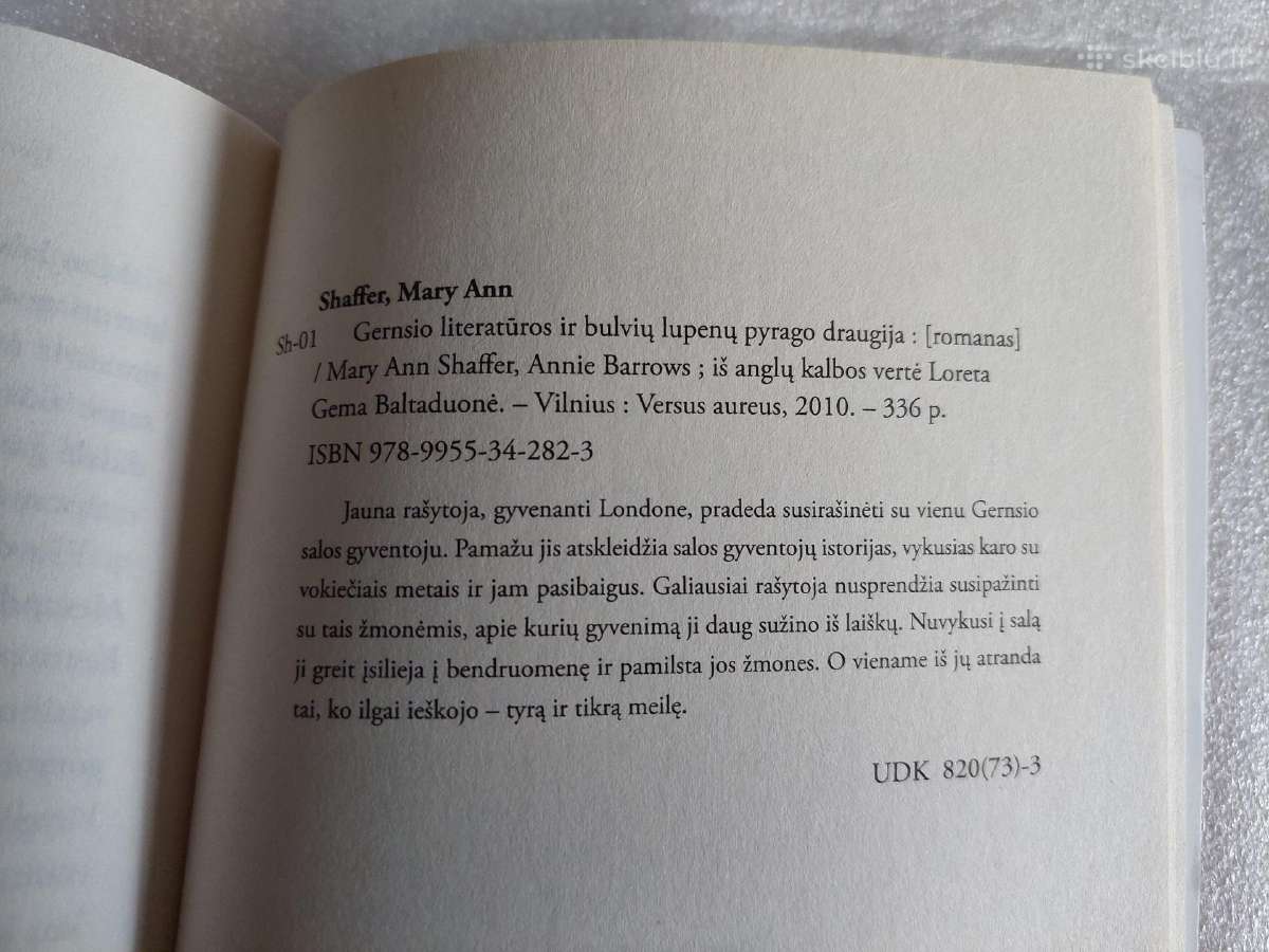 Gernsio literatūros ir bulvių lupenų pyrago draugi - nuotraukos Nr. 3