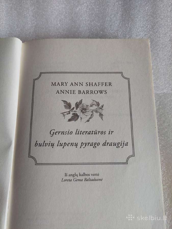 Gernsio literatūros ir bulvių lupenų pyrago draugi - nuotraukos Nr. 2
