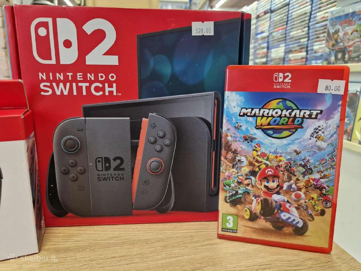 Nintendo Switch 2 naujas su garantija - nuotraukos Nr. 2