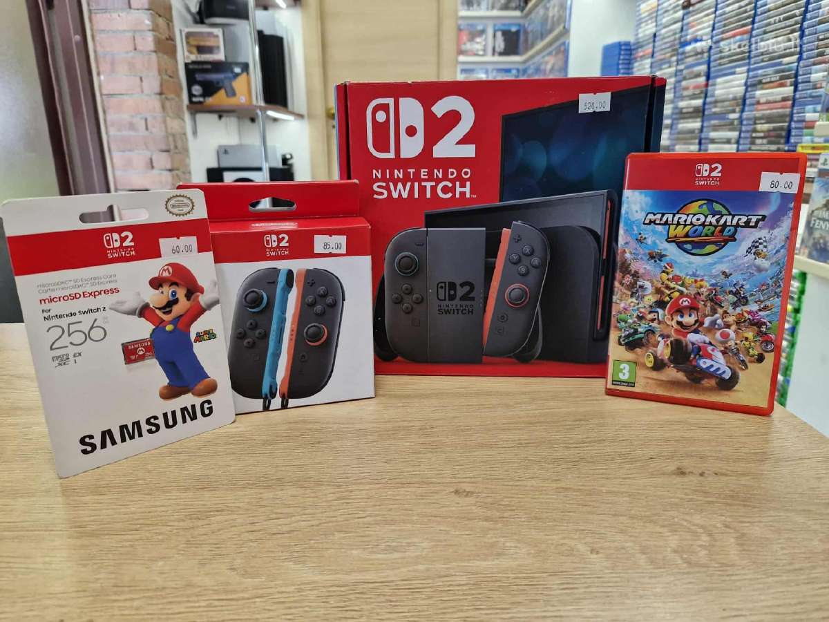 Nintendo Switch 2 naujas su garantija