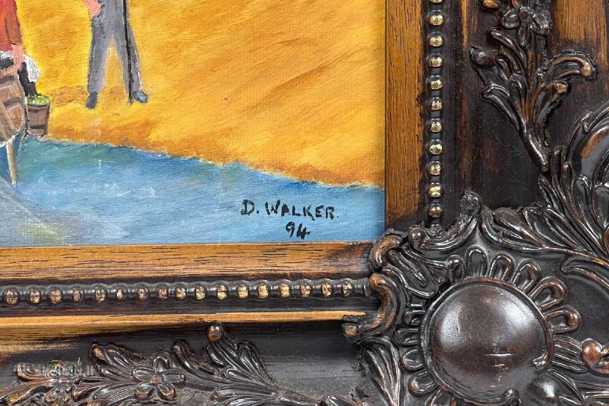 Autorius- "D. Walker", (Кartonas, Aliejus), 1994 - nuotraukos Nr. 3