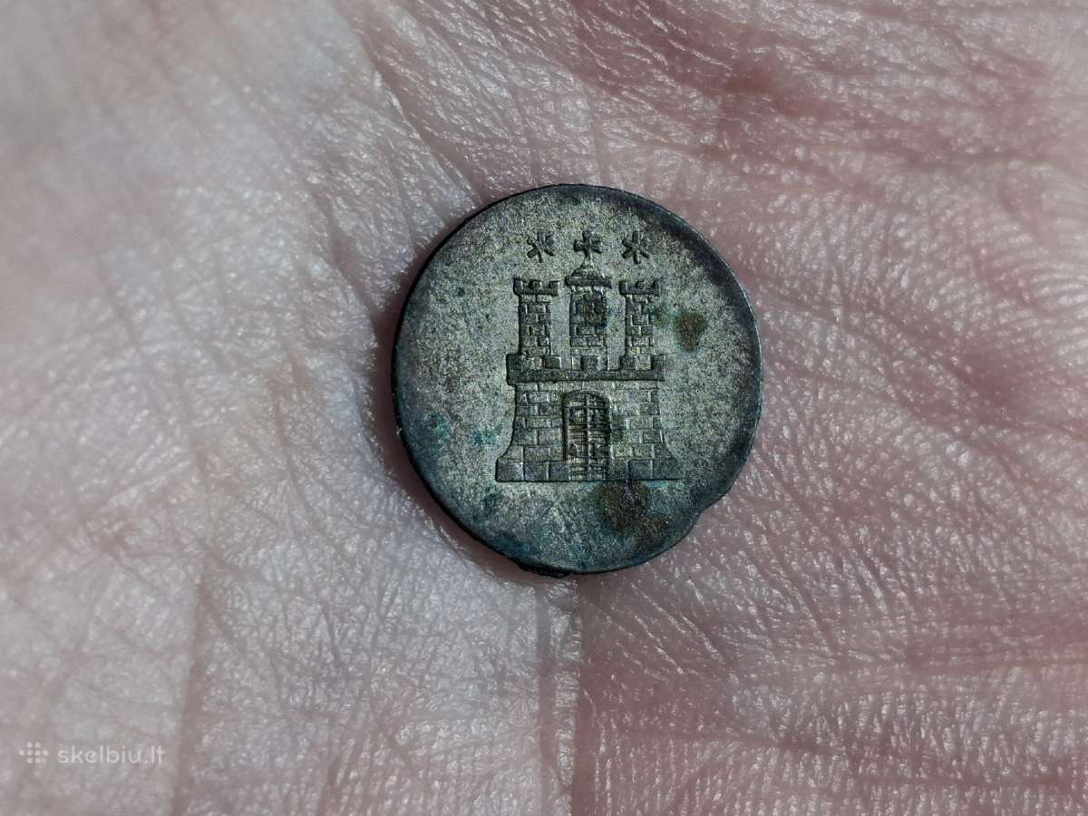 Hamburg 1 dreiling 1846 sidabras - nuotraukos Nr. 2