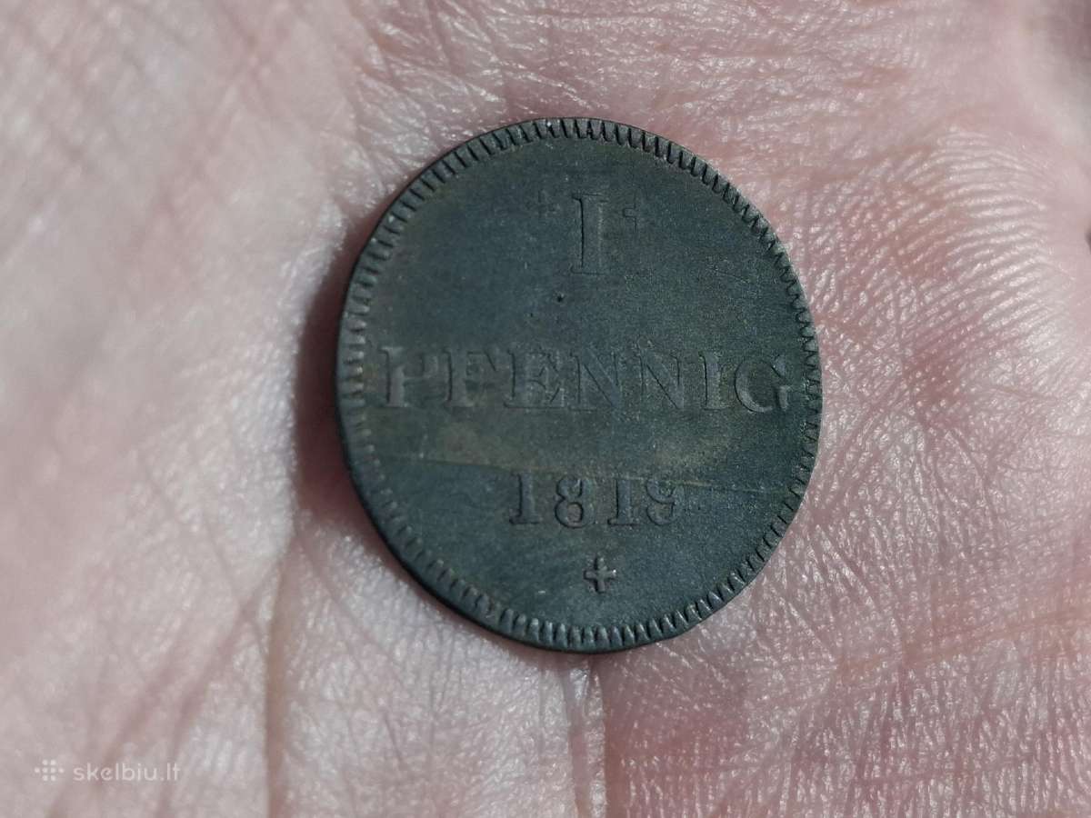 Frankfurt 1 judenpfennig 1819