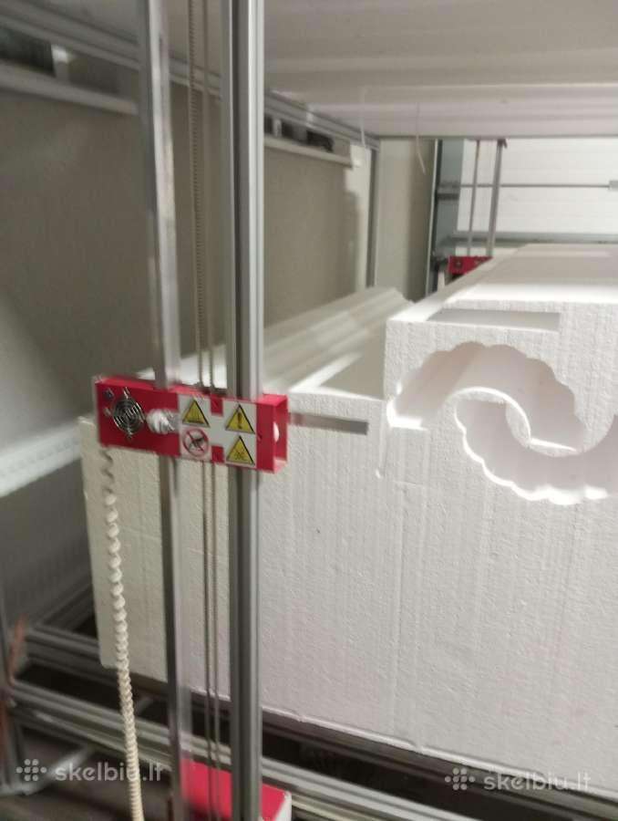 3D polistirolo pjovimo stakles