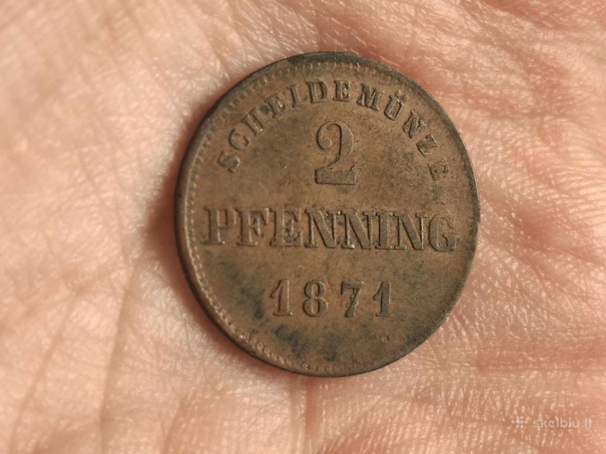 Bavaria 2 pfenning 1871