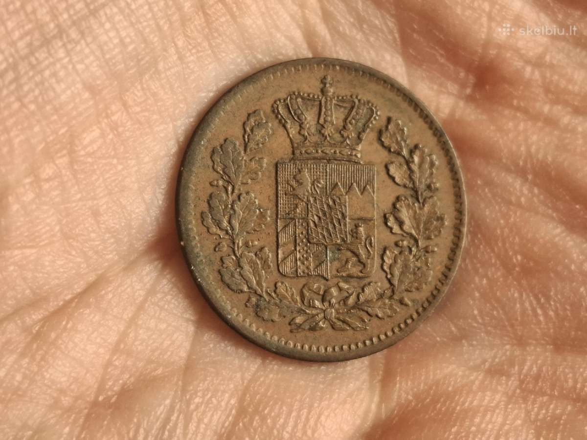 Bavaria 2 pfenning 1871 - nuotraukos Nr. 2