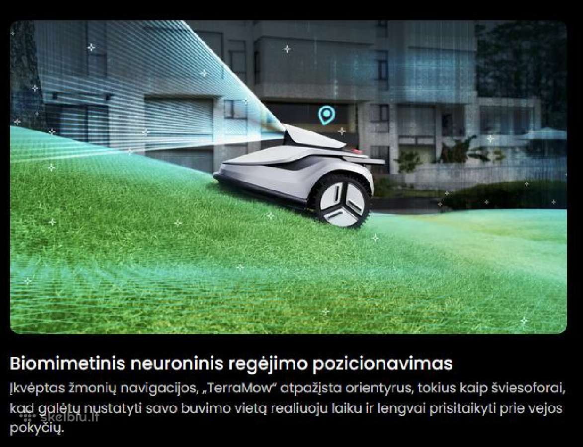 Belaidis vejos pjovimo robotas Terramow V1000 - nuotraukos Nr. 7