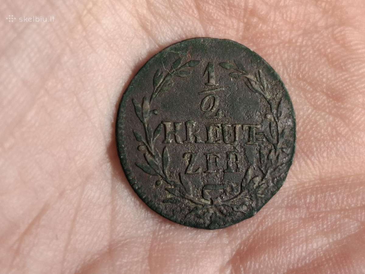 Baden - Durlach 1/2 kreuzer 1817