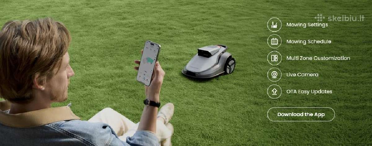 Belaidis vejos pjovimo robotas Terramow V1000 - nuotraukos Nr. 22