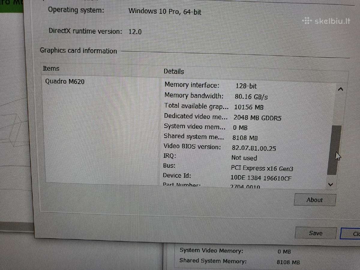 Fujitsu celsius H770 Mobileworkstation - nuotraukos Nr. 8