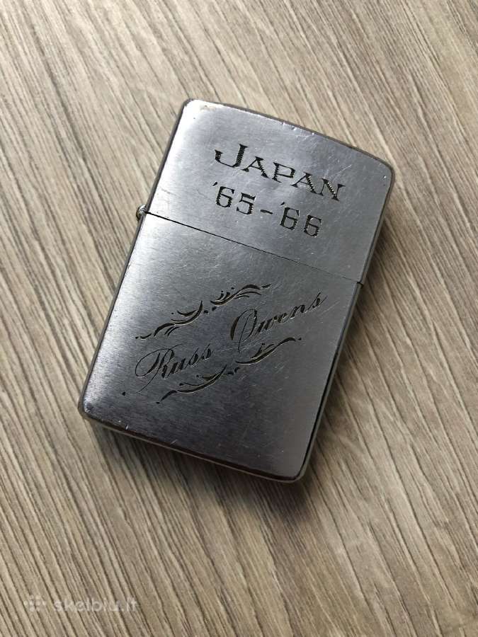Originalus 1960m Zippo žiebtuvėlis