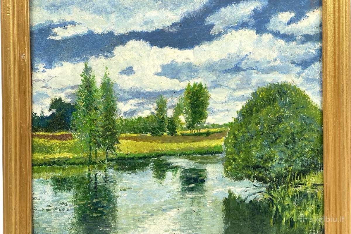 Presas. Каrtonas,aliejus, 43x38 см/ 35.8x31 - nuotraukos Nr. 2
